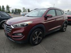 Salvage cars for sale at Portland, OR auction: 2016 Hyundai Tucson Limited