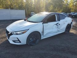 Salvage cars for sale at Cookstown, ON auction: 2022 Nissan Sentra SR