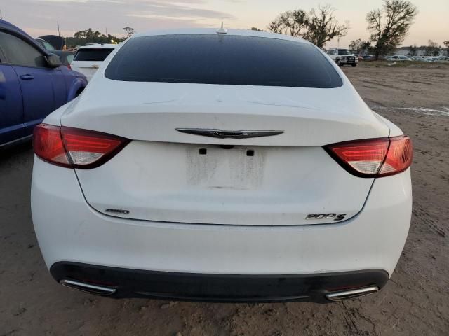 2016 Chrysler 200 S