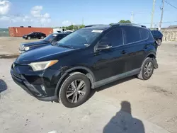 Salvage cars for sale at Homestead, FL auction: 2018 Toyota Rav4 Adventure