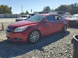 Salvage cars for sale from Copart Mebane, NC: 2013 Chevrolet Malibu 2LT