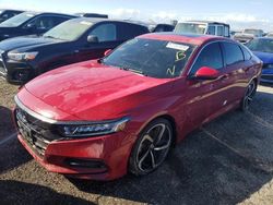 Salvage cars for sale at Riverview, FL auction: 2018 Honda Accord Sport