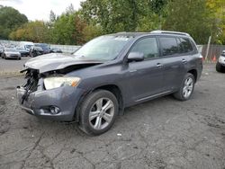 Salvage cars for sale at Portland, OR auction: 2008 Toyota Highlander Limited