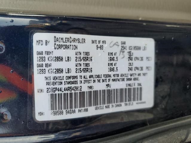 2004 Dodge Grand Caravan SXT