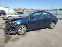 Salvage cars for sale at Pennsburg, PA auction: 2017 Toyota Corolla L