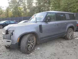 Salvage cars for sale at Waldorf, MD auction: 2024 Land Rover Defender 130 S