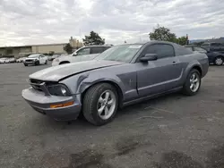 Salvage cars for sale at San Martin, CA auction: 2007 Ford Mustang