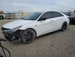 Hyundai Elantra salvage cars for sale: 2022 Hyundai Elantra N Line