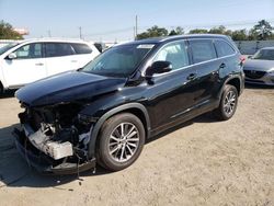 Salvage vehicles for parts for sale at auction: 2018 Toyota Highlander SE