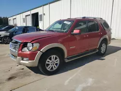 Salvage cars for sale from Copart Gaston, SC: 2007 Ford Explorer Eddie Bauer