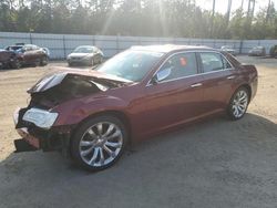 Salvage cars for sale at Harleyville, SC auction: 2018 Chrysler 300 Limited