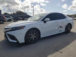 Salvage cars for sale at Orlando, FL auction: 2021 Toyota Camry SE