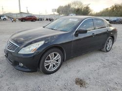 Salvage cars for sale at Oklahoma City, OK auction: 2013 Infiniti G37