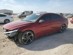 Salvage cars for sale from Copart Amarillo, TX: 2023 Hyundai Elantra N Line