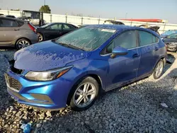 Chevrolet salvage cars for sale: 2017 Chevrolet Cruze LT