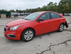 Chevrolet salvage cars for sale: 2015 Chevrolet Cruze LS