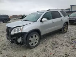 Salvage cars for sale at Wayland, MI auction: 2010 GMC Acadia SLT-2