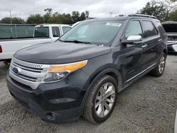 Salvage cars for sale from Copart Midway, FL: 2015 Ford Explorer XLT