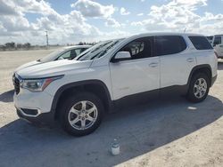 Salvage cars for sale at Arcadia, FL auction: 2018 GMC Acadia SLE