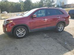 Salvage cars for sale at Gaston, SC auction: 2015 KIA Sorento LX