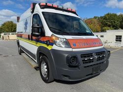 Salvage trucks for sale at North Billerica, MA auction: 2017 Dodge RAM Promaster