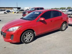 Salvage cars for sale at Grand Prairie, TX auction: 2013 Mazda 3 I