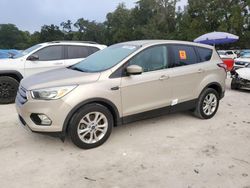 Salvage cars for sale at Ocala, FL auction: 2017 Ford Escape SE