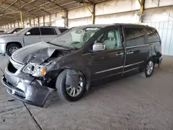 Salvage cars for sale at Phoenix, AZ auction: 2015 Chrysler Town & Country Limited Platinum