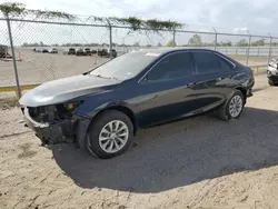 Salvage cars for sale at Houston, TX auction: 2016 Toyota Camry LE