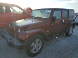 Jeep Wrangler Sahara salvage cars for sale: 2007 Jeep Wrangler Sahara