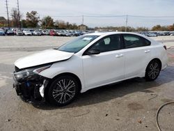 KIA salvage cars for sale: 2022 KIA Forte GT Line