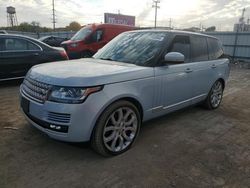 Salvage cars for sale at Chicago Heights, IL auction: 2014 Land Rover Range Rover Supercharged