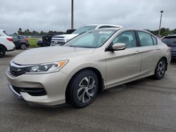 2016 Honda Accord LX en venta en Riverview, FL