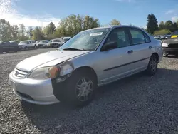 Honda Vehiculos salvage en venta: 2001 Honda Civic GX