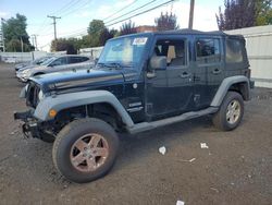 Jeep Wrangler Unlimited Sport salvage cars for sale: 2011 Jeep Wrangler Unlimited Sport