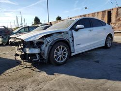 Carros salvage a la venta en subasta: 2017 Ford Fusion SE Hybrid