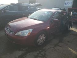 Salvage cars for sale at Elgin, IL auction: 2005 Honda Accord LX