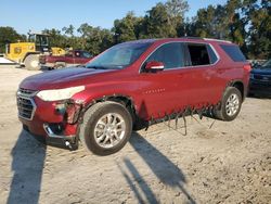 Salvage cars for sale at Ocala, FL auction: 2018 Chevrolet Traverse LT