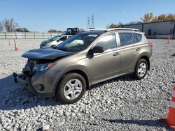 Salvage cars for sale at Barberton, OH auction: 2014 Toyota Rav4 LE