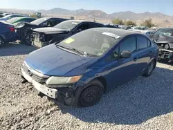 Salvage cars for sale at Magna, UT auction: 2012 Honda Civic DX