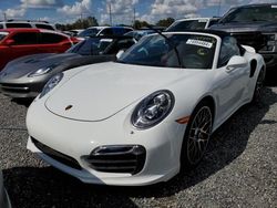 Salvage cars for sale at Riverview, FL auction: 2015 Porsche 911 Turbo