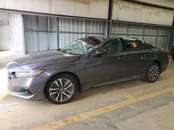 Salvage cars for sale at auction: 2021 Honda Accord Hybrid EXL