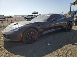 Salvage cars for sale at San Diego, CA auction: 2016 Chevrolet Corvette Stingray 1LT