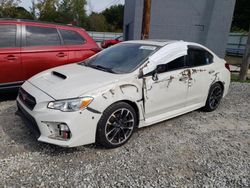 Salvage cars for sale at North Billerica, MA auction: 2019 Subaru WRX Premium