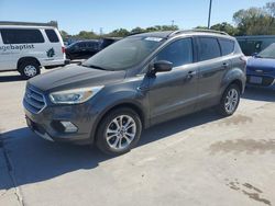 Salvage cars for sale at Wilmer, TX auction: 2017 Ford Escape SE