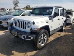 Salvage cars for sale at Riverview, FL auction: 2020 Jeep Wrangler Unlimited Sahara