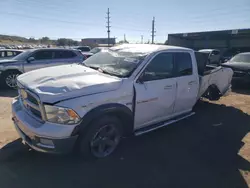 Salvage trucks for sale at Colorado Springs, CO auction: 2012 Dodge RAM 1500 SLT