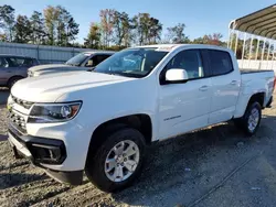 Salvage cars for sale at Spartanburg, SC auction: 2022 Chevrolet Colorado LT