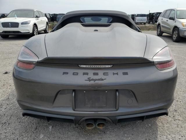 2016 Porsche Boxster Spyder