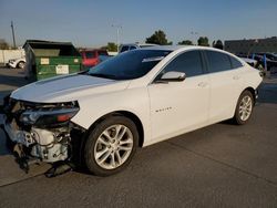 Salvage cars for sale at auction: 2018 Chevrolet Malibu LT